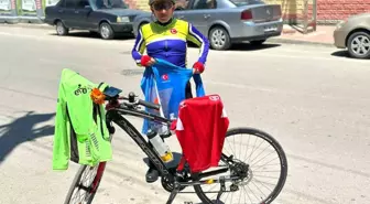 70 Yaşındaki Hasbi Aslan Bisiklet Yarışında Birinci Oldu