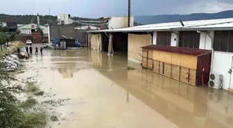 Tosya'da Kuvvetli Sağanak Fabrikaları Vurdu