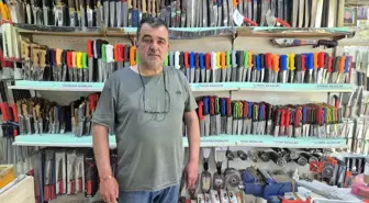 Tekirdağ'da Kurban Bayramı Öncesi Bıçak Bileme İşlerine Yoğun İlgi