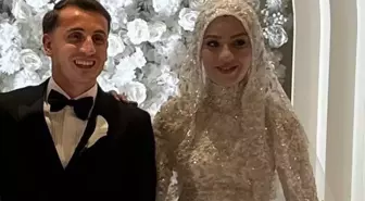 Milli futbolcu Kerem Aktürkoğlu dünyaevine girdi