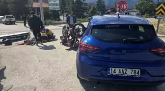 Bolu'da Otomobil ile Motosiklet Çarpıştı: Bir Yaralı