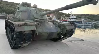 Saros Körfezi'nde Askari Tank Batırma Projesi