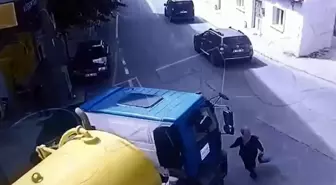 Vidanjör Kazası Güvenlik Kamerasına Yansıdı