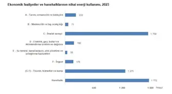 TÜİK 2023 Enerji Kullanım Verilerini Açıkladı