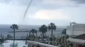 Manavgat ve Alanya Sahilinde Hortum Oluştu