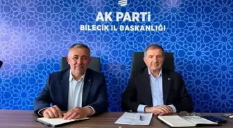 AK Parti Bilecik İl Başkanı Serkan Yıldırım, İlyas Şeker'i Ağırladı
