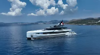 Bodrum'da 1,2 Milyar Lira Değerinde 'Legasea' Yatı Suya İndirildi