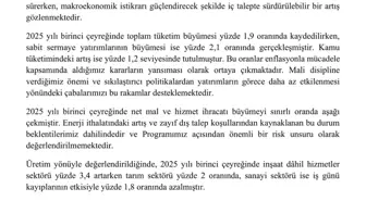 Cumhurbaşkanı Yardımcısı Yılmaz: Türkiye Ekonomisi İstikrarlı Büyümesini Sürdürüyor
