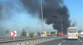 Gebze'de Hafriyat Kamyonu Yangını: Kullanılamaz Hale Geldi