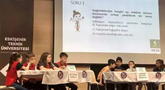 Halk Sağlığı Bilgi Yarışması'nda Reşat Benli İlkokulu 1'inci Oldu