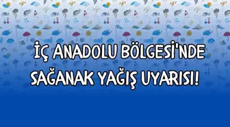 İç Anadolu Bölgesi'nde sağanak yağış uyarısı! 30 Mayıs İç Anadolu'da sağanak yağış hangi illerde etkili olacak?