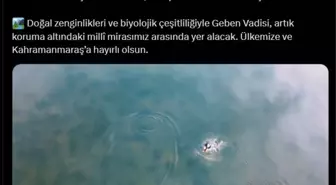 Kahramanmaraş Geben Vadisi Milli Park Statüsü Kazandı