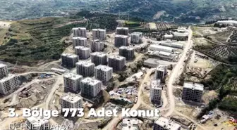 Hatay'da TOKİ Afet Konutlarında İnceleme