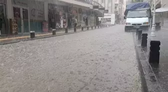 Amasya'da Sağanak ve Dolu Etkili Oldu