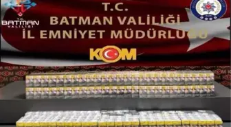 Batman'da Kaçak Sigara Operasyonu: 1 Şüpheli Gözaltında