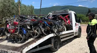 Erdek'te Tescilsiz Motosikletlere Sıkı Denetim