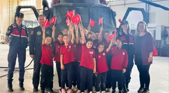 Ömerbeyli İlkokulu Öğrencileri Jandarma ile Buluştu