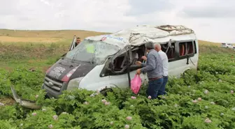 Amasya'da yolcu minibüsü takla attı: 1 ölü, 4 yaralı