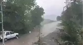 Kahramankazan'da Dolu Yağışı Hayatı Olumsuz Etkiledi