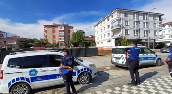 Akyurt'ta Kaçan Dana Kadına Çarptı