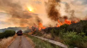 Çanakkale'de Otluk Alanda Yangın Kontrol Altına Alındı