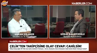 Çelik'in takipçisine 'cahilsin' cevabı Magazin Bahane'de gündem oldu