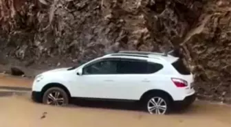 Yahyalı'da Sağanak Yağış Ulaşımı Aksattı