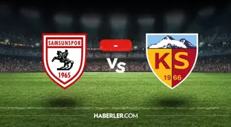 Samsunspor Kayserispor maçı kaç kaç, bitti mi? MAÇ SONUCU! Samsunspor Kayserispor golleri kim attı, canlı maç anlatımı!
