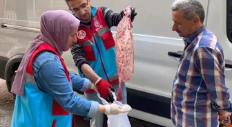 Sinop'ta kaçak avlanan 363 kalkan balığı vatandaşa dağıtıldı
