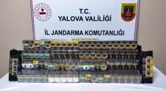 Yalova'da Yasa Dışı Sigara Kaçakçılığı Operasyonu: 1350 Paket Ele Geçirildi