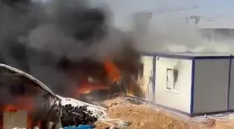 Malatya'daki İnşaat Şantiyesinde Yangın Kontrol Altına Alındı