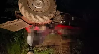 Sivas'ta Traktör Devrildi, Yaşlı Çift Hayatını Kaybetti