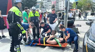 Samsun'da Trafik Kazası: Motosiklet ve SUV Çarpıştı, 1 Yaralı