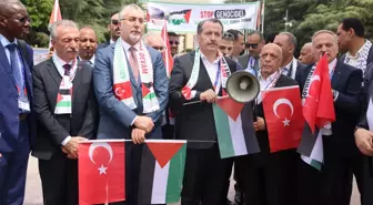 Bakan Işıkhan, Cenevre'de Filistin İçin Eylemde Bulundu