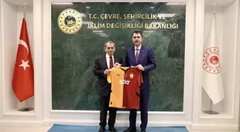 Bakan Kurum, Galatasaray Başkanı Dursun Özbek'i Ağırladı
