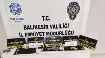 Balıkesir'de Narkotik Operasyonu: 90 Gram Esrar ve 4 Ecstasy Hap Ele Geçirildi