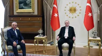 Cumhurbaşkanı Erdoğan, DSP Genel Başkanı Aksakal'ı kabul etti