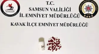Samsun'da Durdurulan Araçta 56 Uyuşturucu Hap Ele Geçirildi