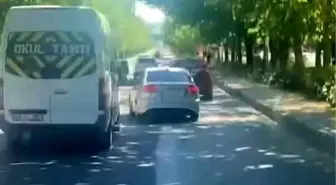 Elazığ'da Makas Atan Sürücü Kameralara Yansıdı
