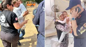 Evinin önünde oynarken kaybolan minik Eylül, 6 saat sonra akrabasının yanında bulundu