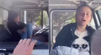 Genç kız çaldığı kamyonla kaza yaptı! Yakalanınca dondu kaldı