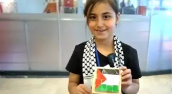 Minik Belinay Araz'dan Filistin İçin Anlamlı Mesaj