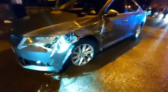 Erzurum'da Kafa Kafaya Çarpışma: 1 Yaralı