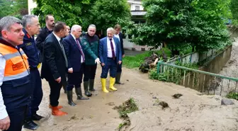 Trabzon'da Aşırı Yağış Sonrası Hasar Giderme Çalışmaları Başladı