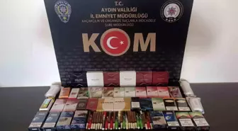 Aydın'da Kaçak İçki ve Sigara Operasyonu: 47 Puro, 32 Paket Sigara ve 4 Elektronik Sigara Ele Geçirildi