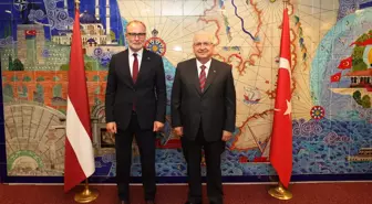 Milli Savunma Bakanı Yaşar Güler, Letonya Savunma Bakanı ile Görüştü