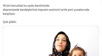 Adıyaman İndere'de Deprem Konutları Tamamlandı, Bayram Sevinci Yaşanıyor