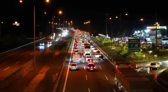 Kurban Bayramı'nda Bolu Geçişinde Trafik Yoğunluğu