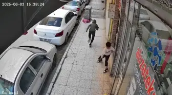 Elazığ'da Çocukların Tehlikeli Oyunu Kamerada