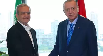 Cumhurbaşkanı Erdoğan ile İran Cumhurbaşkanı Pezeşkiyan görüştü